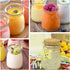 KAMOTA Glass Yogurt/Pudding Jars With PE Lids, Ideal for Jam, Honey, Wedding Favors, Shower Favors 40 PACK 4 oz Clear, (150ml)...