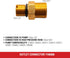 Simpson Cleaning 7106686 Outlet Connector for Gas Powered Pressure Washer Pumps, Gold...