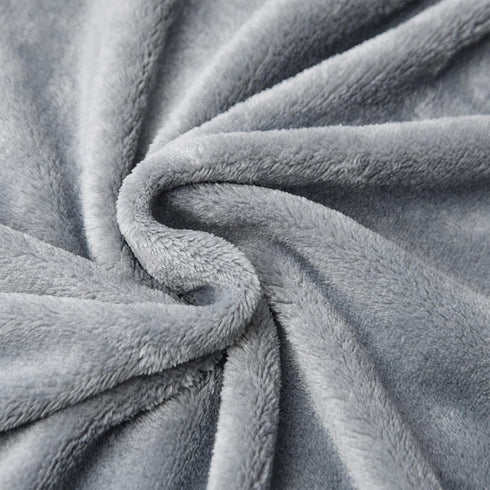 KMUSET Kids Blanket for Boys Girls 30x40 inches, Soft Cozy Fuzzy Swaddle Throw Blanket, Small Fleece Blanket for Crib Stroller, Grey...