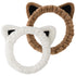 YISSION 2PCS Cat Ears Spa Headband No Slip Head Band for Face Wash Makeup Skincare Facial Headband Elastic Hair Band Carol Fleece Headbands for Wo...