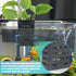 2 Pcs Aquarium Plant Holder, Fish Tank Plant Holder with Hooks and Suction Cups, Aquarium Planter Cups for Emersed Plants, Suitable for Aquatic Pl...