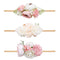 Baby Girl Nylon Headbands Flower Hair Bows Accessories-Elastic Hair Band Crown Handmade FLoral Wraps Birthday Gifts for Girls Newborn Infant Toddl...
