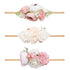Baby Girl Nylon Headbands Flower Hair Bows Accessories-Elastic Hair Band Crown Handmade FLoral Wraps Birthday Gifts for Girls Newborn Infant Toddl...
