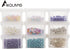 9Pack Small Plastic Clear Storage Box Containers with Lids, Mini Bins (L3.4 x W2.5 x H2inches) - Reusable Craft Box, Small Items Accessories Stora...