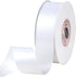 VATIN 1-1/2" Wide Double Faced Polyester Satin Ribbon - 50 Yard (White), Perfect for Wedding, Gift Wrapping, Bow Making & Other Projects...