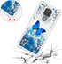 for Moto G Play 2021 Case with Tempered Glass Screen Protector,Glitter Bling Floating Liquid Sparkle Girls Women Cute Soft TPU Protective Phone Ca...