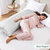 Love's cabin Satin Body Pillow Pillowcase, Similar to Silk Body Pillow Cover with Envelope Closure, Silky Cooling Long Pillowcases for Hair and Sk...