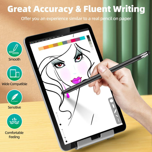 Stylus Pens for Touch Screens, 5 Pack Stylus Pen for iPad iPhone Android Chromebook Tablets and More Capacitive Touchscreen Devices High Sensitivi...