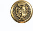 Mibo Buttons & Accessories 12pcs Metal Shank Button -36L(22mm ) with Crest/Wings/Crown/Shield/Ivy Design - Antique Gold MIB_EX_K239_AG_36L_12PC 7/...