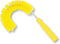 SPARTA Plastic Hook Dusting Brush, Clean-In-Place, Galvanized Wire with Threaded Hole for Dusting Surface of Curved Drains and Pipes, 11.5 Inch Le...