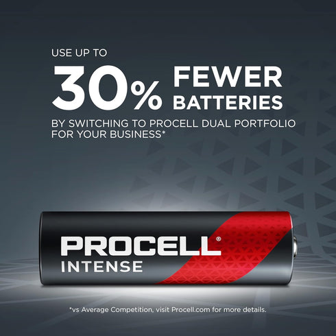 Procell Alkaline Intense Power AA, 1.5V Batteries Pack of 24...