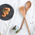 2PCS Acacia Wooden Spoons For Cooking-14 Inch Smooth Finish Cooking Spoons-Comfortable Grip Wood Spoons for Cooking - Non-Stick Cooking Utensils (...