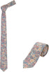 Men's Cotton Floral Skinny Necktie Tie...