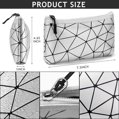 Ayieyill 5Pack Small Makeup Bag for Purse Travel Makeup Pouch,Small Cosmetic Bags with Zipper Storage Mini Makeup Bag Waterproof...