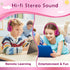 2023 Bluetooth Kids Headphones Fit for Aged 3-21, Colorful LED Lights Comfort Wireless Headphones with Microphone 94dB Volume Limited for School/i...