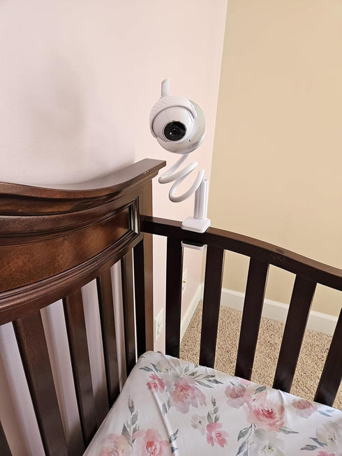 GUSGU Sturdy Baby Monitor Camera Mount Compatible with Wyze Cam Pan V3 & Wyze Cam V4/V3, Arlo Cam, Flexible Camera Holder for V-tech VM901/VM919HD...