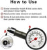 Onwon 100 PSI Tire Pressure Gauge with Integrated Hold Valve, Heavy Duty Tire Inflator Gauge Accurate for Any Car, Truck, RV, Motorcyle, Bicycle...