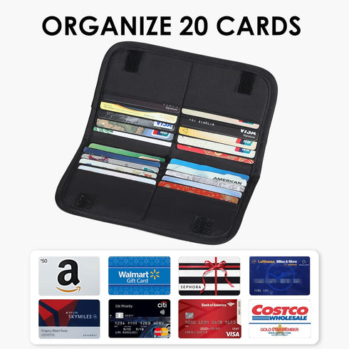 Card Holder Wallet for Men & Women?Slim Wallet with Zipper Pocket?Minimalist Wallet RFID with Nylon Fabric...