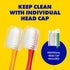 Extra Soft Toothbrush Refill for Adults Sensitive Gums and Teeth with Individual Head Covers, 14 Pcs Manual Toothbrushes - Family and Guests - Gre...
