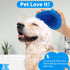 3PCS Dog Bath Brush | Dog Shampoo Brush | Dog Scrubber for Bath | Dog/Grooming/Washing Brush Scrubber with Adjustable Ring Handle for Short & Long...