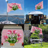 Swono Tulip Flowers Flag 3x5 Ft Pink Blooming Flower Happy Mother's Day Flag Big Flag for Outdoor Indoor Office Workplace Home Garden Business...