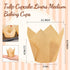 300PCS Tulip Parchment Cupcake Liners Standard Baking Cups Muffin Wrappers Perfect for Baking, Birthday Parties, Weddings, Baby Showers, Bakeries,...