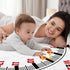CSFOTO Racing Car Baby Monthly Milestone Blanket Newborn Growth Record Prop Milestone Blanket for Baby Boy Photography Props for Newborn Baby Show...