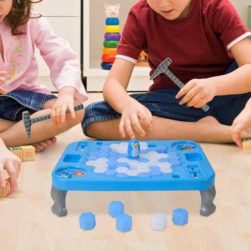 SS Save Penguin On Ice Game, Penguin Trap Ice Break Block Board Family Game for Kids Boys Girl Toys...