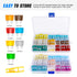 Nilight - 50016R 120 pcs Standard Fuse Assortment kit – 5, 7.5, 10, 15, 20, 25, 30 AMP – Regular APR/ATO (Open)/ATC Blade Fuses for Cars, Trucks, ...