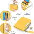 Small Wallet for Women, Leather Compact Bifold Womens Wallet with Zipper Coin Purse (Tasseled Zipper, Yellow)...