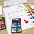 Please Sign Here Message Flags Assorted Color, 400 Pages Total, 0.98 x 1.77 Inch Wide, Easy to Post, 50 Flags/Dispenser, 8 Dispensers/Pack...