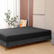 Toodou Soft Brushed Microfiber Black Twin Size Fitted Sheet-Comfortable and Durable Fitted Sheets-The Mattress Covers Made of Premium Fabric Which...