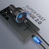 130W Car Charger with 100W E-Mark Cable - Multiport (2 USB-C & 1 USB-A) Super Fast Charging, Compatible with iPhone 15/14/13/12, Galaxy S24/S23/S2...