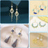 670Pcs Earring Making Kit with 120 Earring Beading Hoops Earring Finding Beading Hoop Earrings Bulk,150 Hooks,200 Jump Rings,200 Earring Backs for...