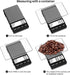 MAXUS Espresso Scale with Timer 1000g/0.1g Drip Coffee Scale, Small and Handy Barista Scale, Brew Drip Tray Coffee Scale, Backlit LCD for Fast and...
