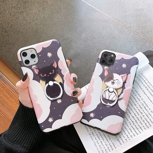 Phone Ring Holder Stand,Cat Phone Ring Stand Holder 360 Rotation Finger Ring Grip Stand for Cellphones,Smartphones and Tablets...