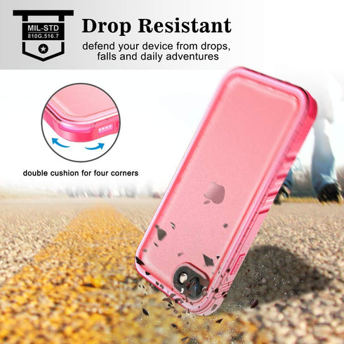 SPORTLINK Waterproof Case for iPhone SE 3rd 2022/iPhone SE 2nd 2020/iPhone 7/8 - Full Body Shockproof Dustproof Phone Screen Protector Rugged Wate...