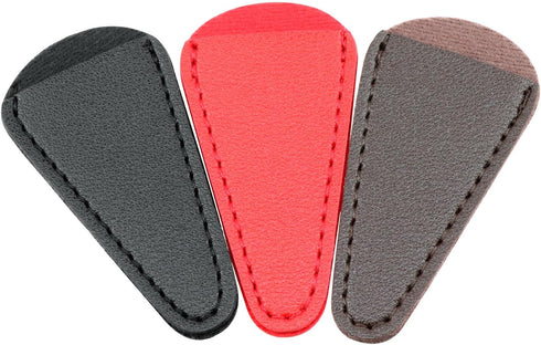 Simple Leather Scissors Leather Sheath Hairdressing Scissors Storage Leather Sheath Household Scissors Protective Leather Sheath (Black, Wine Red,...