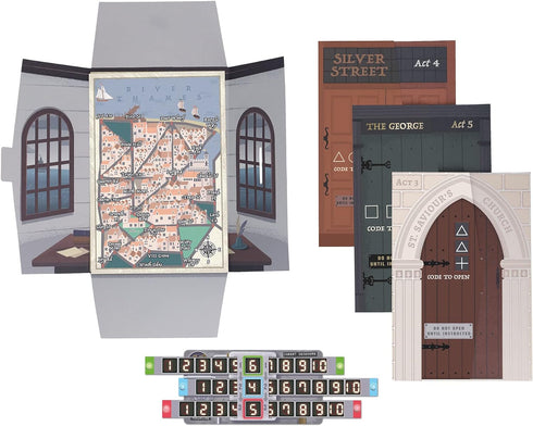Ridley's Games: Timescape: Saving Shakespeare an Escape Room Game - Brainteasers - Mystery Solving - Crack The Code - Game Night Favorites - Ages ...