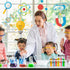 98Pcs Science Classroom Bulletin Board Decorations with Borders,Science Classroom Decor Paper Cutouts Teacher Must Haves Science Theme Back to Sch...