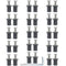Kayak Well Nuts 30 Pair Neoprene Well Nuts M5 x 25mm Stainless Steel Hex Socket Bolts M5 Well Nut Great for Kayak Hardware Motorcycle Boat Marine ...