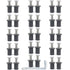 Kayak Well Nuts 30 Pair Neoprene Well Nuts M5 x 25mm Stainless Steel Hex Socket Bolts M5 Well Nut Great for Kayak Hardware Motorcycle Boat Marine ...