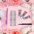 Audab B7000 Jewelry Adhesive Glue with Rhinestones for Crafts, 2100Pcs Flat Back Gems Crystal Rhinestones with Tweezer Dotting Tools Clear Glue fo...