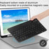 Bluetooth Keyboard and Mouse Combo Ultra-Slim Portable Rechargeable Compact Wireless Mouse Keyboard Set for Pad/iPad Pro/iPad Mini/iPad Air Mac OS...