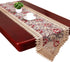 Grelucgo Small Short Burgundy Lace Doily Table Runners Dresser Scarves (13 x 36 inch)...