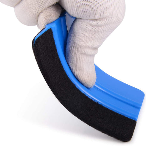 Zanch 2pcs Vinyl Wrap Tools, 4-Inch Mini Squeegee for Vinyl, Versatile for Craft Sign Making, DIY Projects, and Window Tint —Blue...