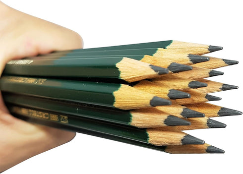 Faber-Castell pencils, Castell 9000 Artist graphite 6B pencils for sketch, drawing, shading, art supplies - box of 12...