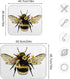 Bee Flower Cute Dish Drying Mat Countertop Protector Kitchen Decor 16" × 18"...