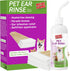 MEIQIHOME Ear Cleaner for Dogs and Cats-Soothes Ear Inflammation, Removes Wax and Odor, Includes 50 Cotton Swabs, 4 Fl oz, Cleaner for Dogs...