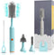 Electric Cleaning Brush with USB Rechargeable Electric Bottle Brush Cleaner and 3 Replaceable Silicone Bottle Brushes and Straw Cleaner Brush,Perf...